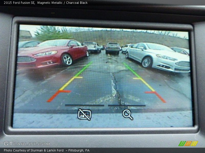 Magnetic Metallic / Charcoal Black 2015 Ford Fusion SE