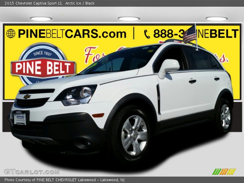 Arctic Ice / Black 2015 Chevrolet Captiva Sport LS