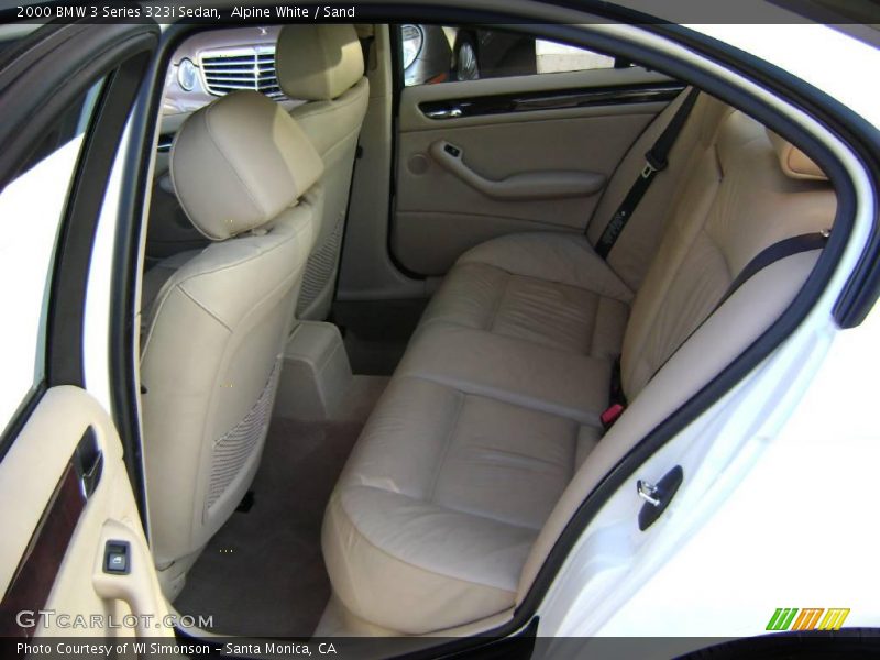 Alpine White / Sand 2000 BMW 3 Series 323i Sedan