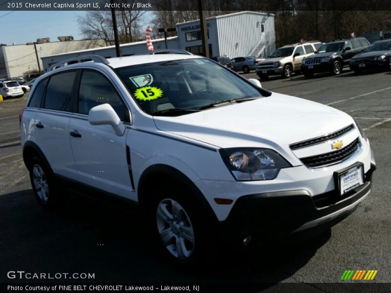 Arctic Ice / Black 2015 Chevrolet Captiva Sport LS