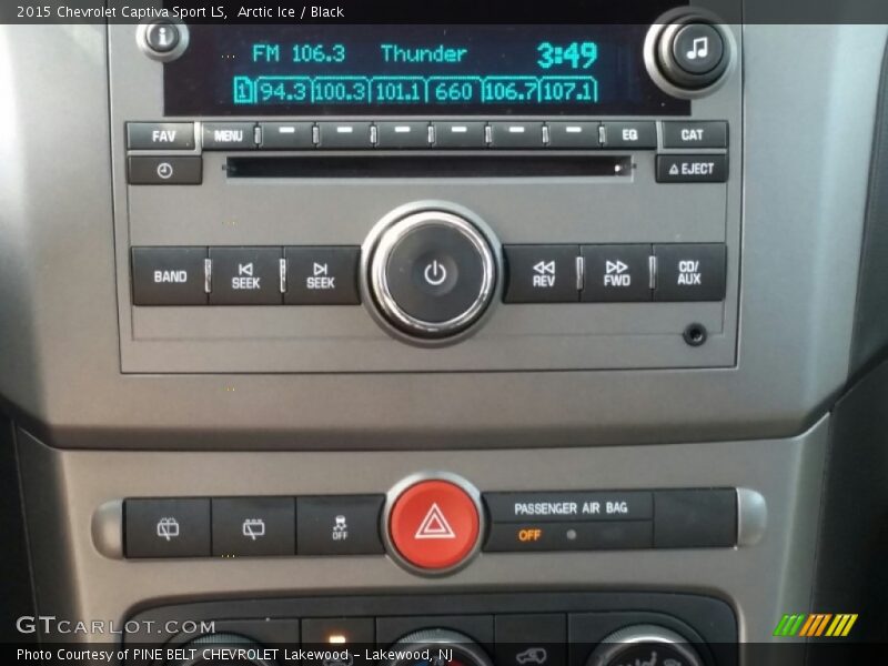 Controls of 2015 Captiva Sport LS