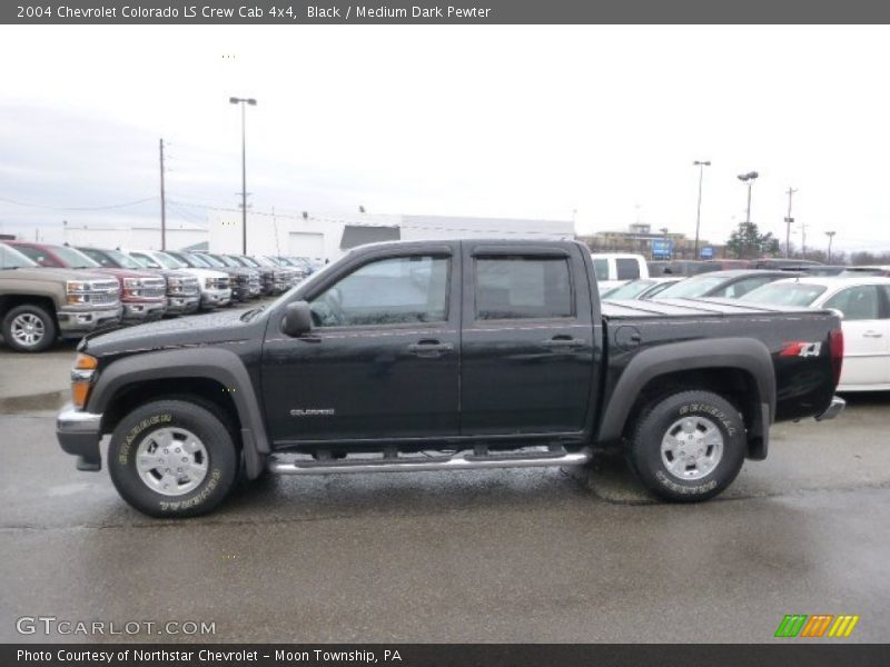 Black / Medium Dark Pewter 2004 Chevrolet Colorado LS Crew Cab 4x4