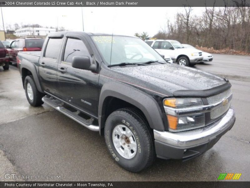 Black / Medium Dark Pewter 2004 Chevrolet Colorado LS Crew Cab 4x4