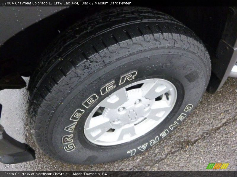 Black / Medium Dark Pewter 2004 Chevrolet Colorado LS Crew Cab 4x4