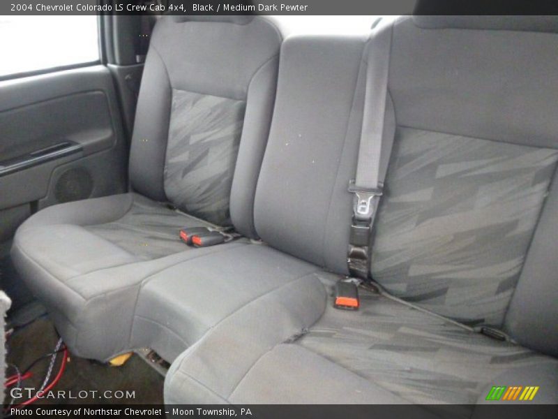Black / Medium Dark Pewter 2004 Chevrolet Colorado LS Crew Cab 4x4