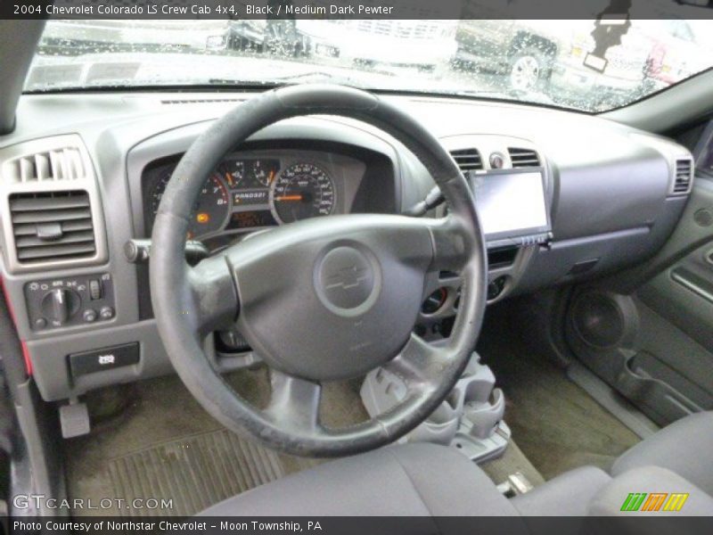 Black / Medium Dark Pewter 2004 Chevrolet Colorado LS Crew Cab 4x4