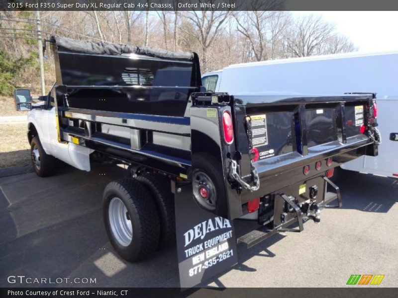 Oxford White / Steel 2015 Ford F350 Super Duty XL Regular Cab 4x4 Chassis