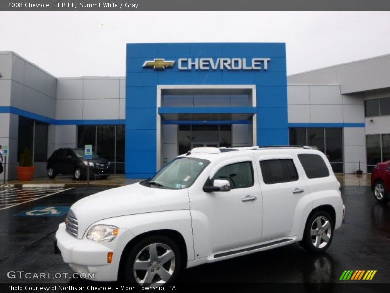 Summit White / Gray 2008 Chevrolet HHR LT