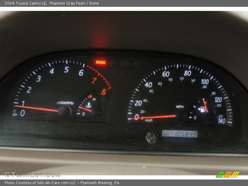 Phantom Gray Pearl / Stone 2004 Toyota Camry LE
