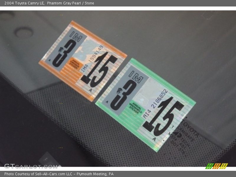 Phantom Gray Pearl / Stone 2004 Toyota Camry LE