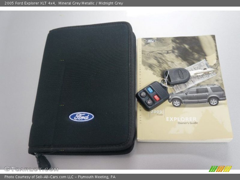 Mineral Grey Metallic / Midnight Grey 2005 Ford Explorer XLT 4x4