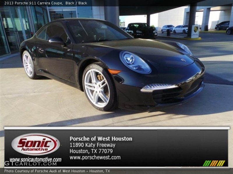 Black / Black 2013 Porsche 911 Carrera Coupe