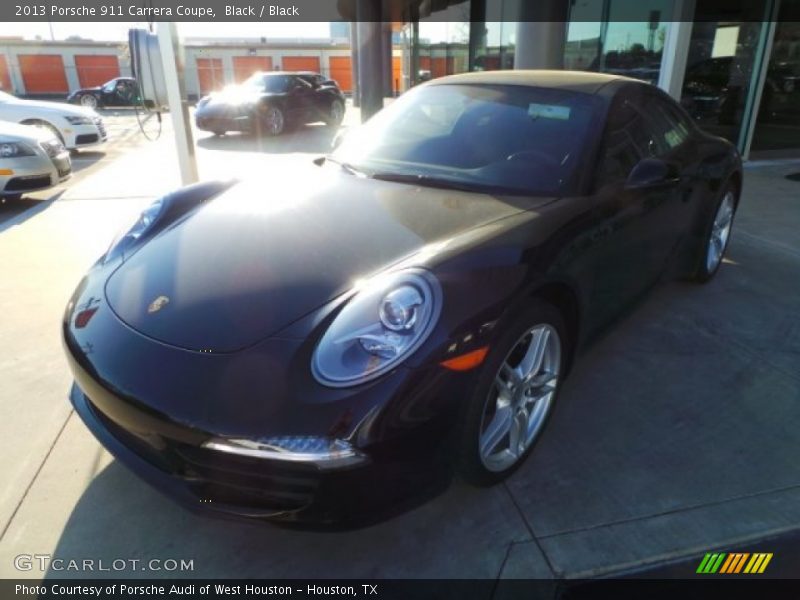 Black / Black 2013 Porsche 911 Carrera Coupe