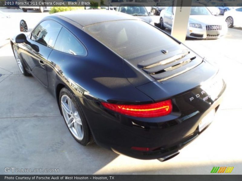 Black / Black 2013 Porsche 911 Carrera Coupe