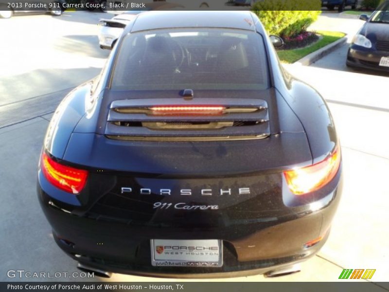Black / Black 2013 Porsche 911 Carrera Coupe