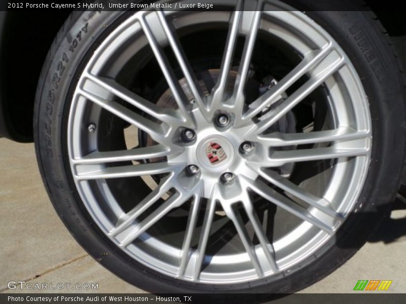Umber Brown Metallic / Luxor Beige 2012 Porsche Cayenne S Hybrid