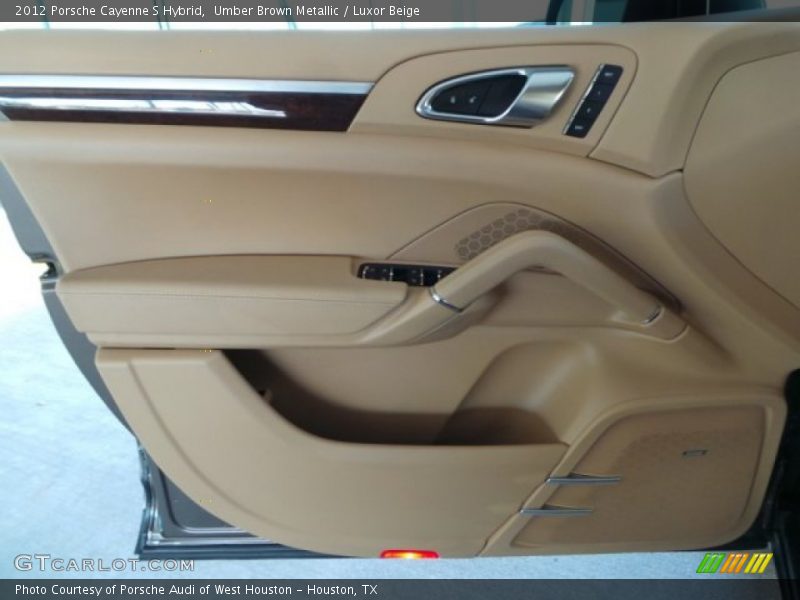 Umber Brown Metallic / Luxor Beige 2012 Porsche Cayenne S Hybrid