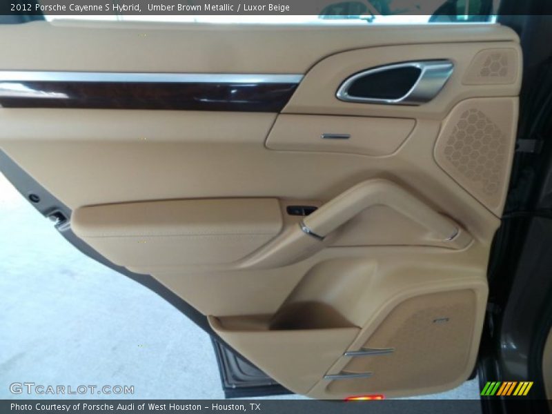 Umber Brown Metallic / Luxor Beige 2012 Porsche Cayenne S Hybrid