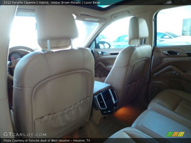 Umber Brown Metallic / Luxor Beige 2012 Porsche Cayenne S Hybrid
