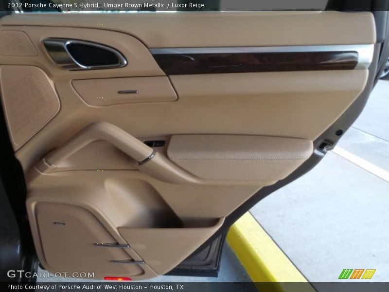 Umber Brown Metallic / Luxor Beige 2012 Porsche Cayenne S Hybrid