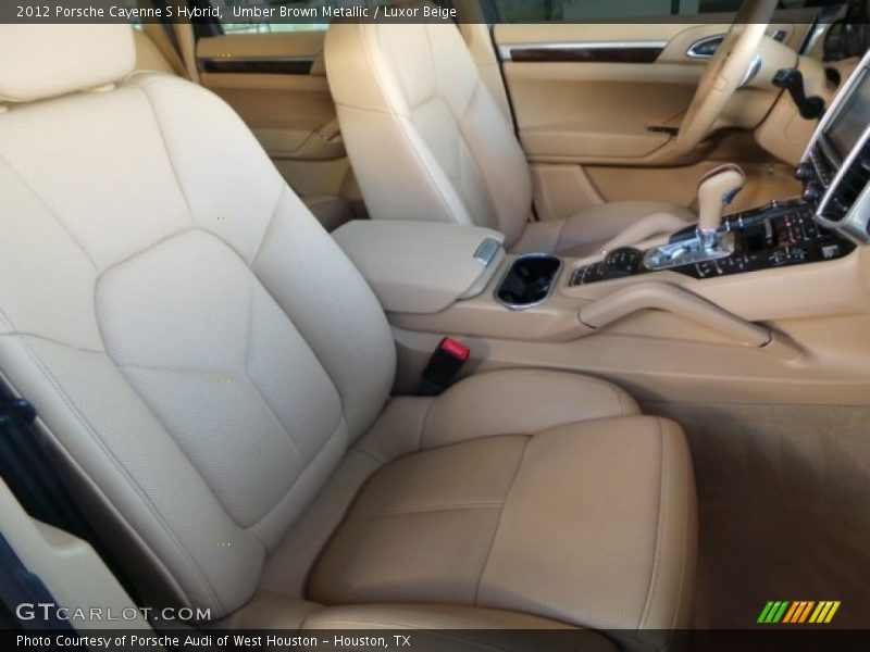 Umber Brown Metallic / Luxor Beige 2012 Porsche Cayenne S Hybrid