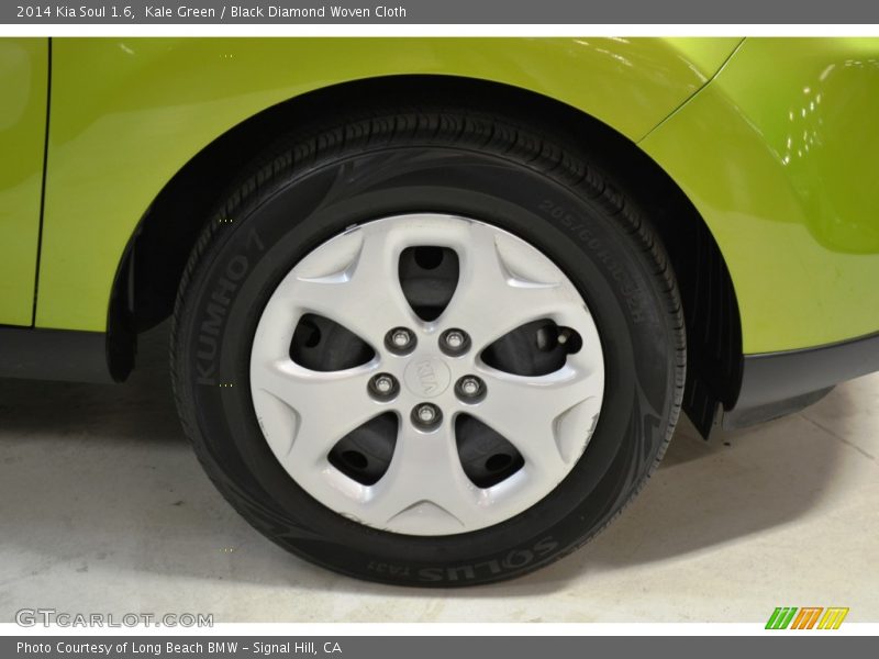 Kale Green / Black Diamond Woven Cloth 2014 Kia Soul 1.6