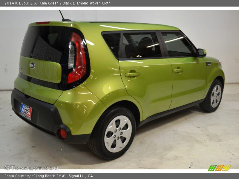 Kale Green / Black Diamond Woven Cloth 2014 Kia Soul 1.6