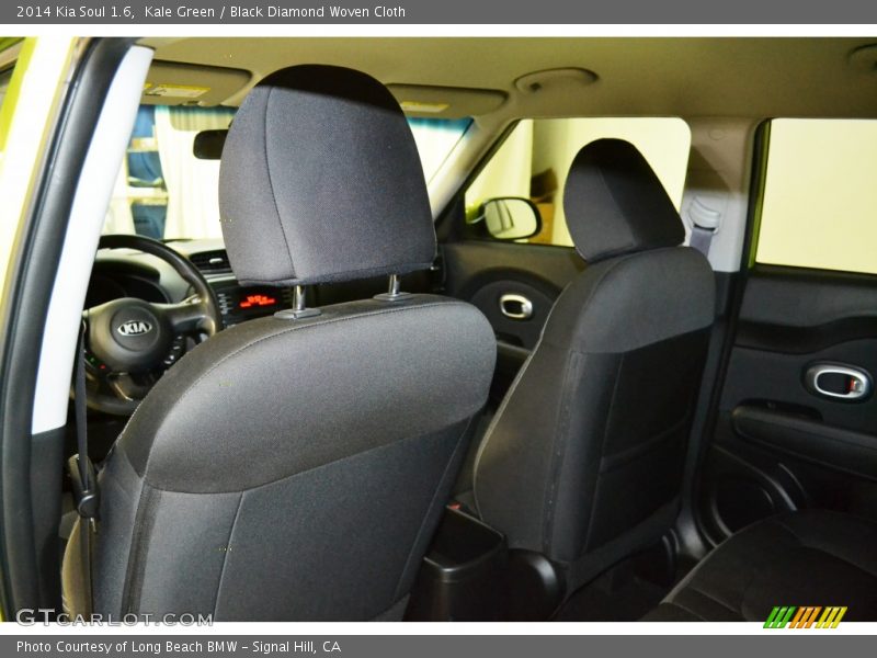 Kale Green / Black Diamond Woven Cloth 2014 Kia Soul 1.6