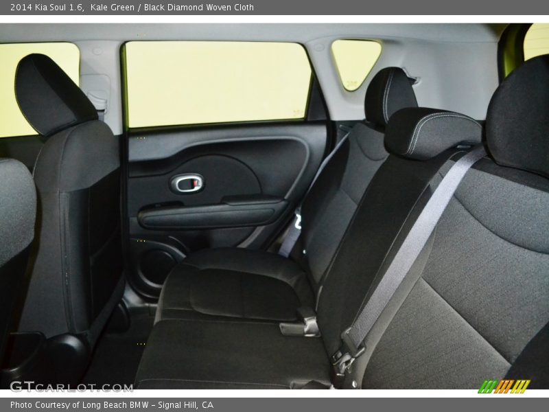 Kale Green / Black Diamond Woven Cloth 2014 Kia Soul 1.6