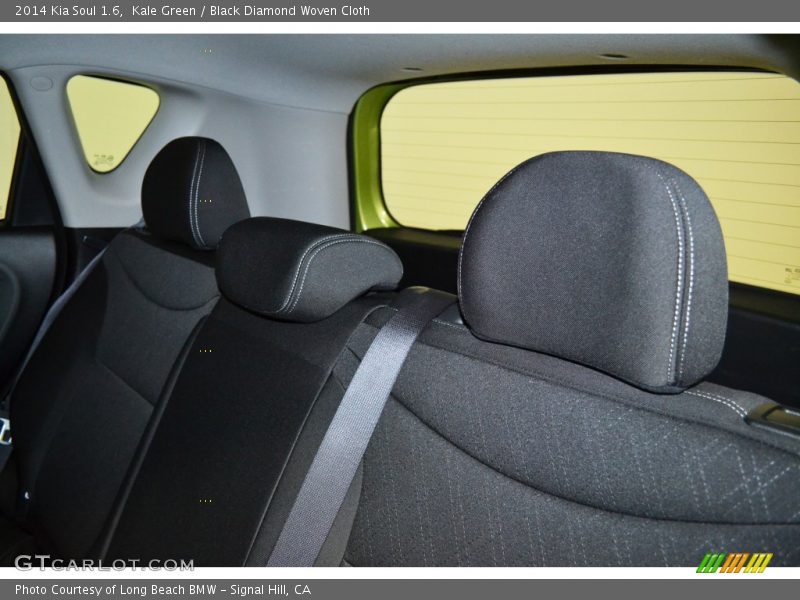 Kale Green / Black Diamond Woven Cloth 2014 Kia Soul 1.6