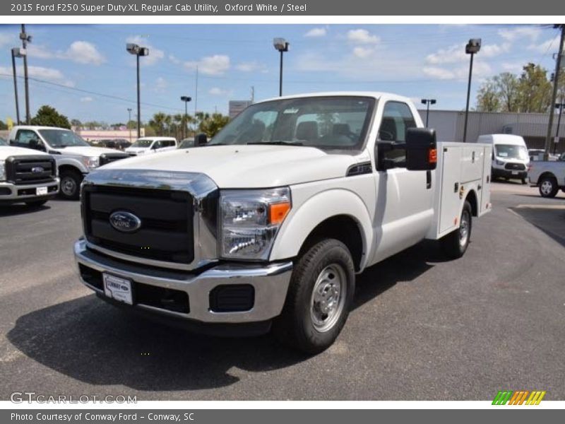 Oxford White / Steel 2015 Ford F250 Super Duty XL Regular Cab Utility