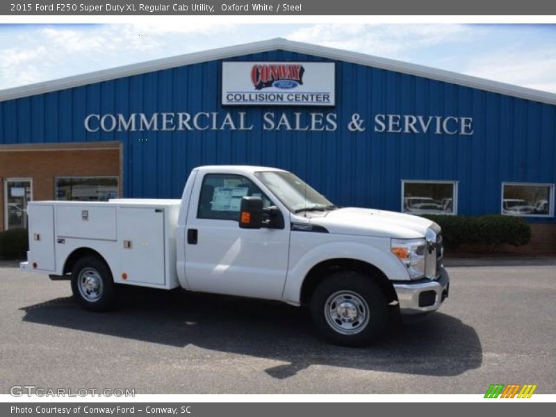 Oxford White / Steel 2015 Ford F250 Super Duty XL Regular Cab Utility