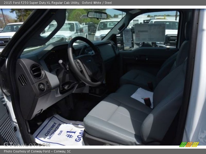 Oxford White / Steel 2015 Ford F250 Super Duty XL Regular Cab Utility