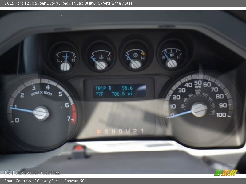 Oxford White / Steel 2015 Ford F250 Super Duty XL Regular Cab Utility