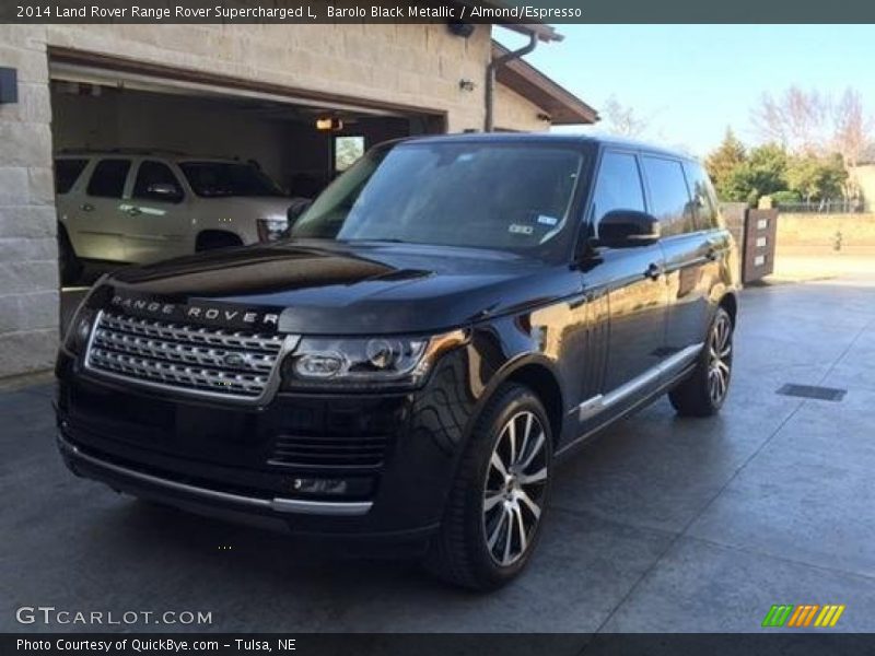 Barolo Black Metallic / Almond/Espresso 2014 Land Rover Range Rover Supercharged L