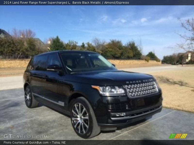 Barolo Black Metallic / Almond/Espresso 2014 Land Rover Range Rover Supercharged L