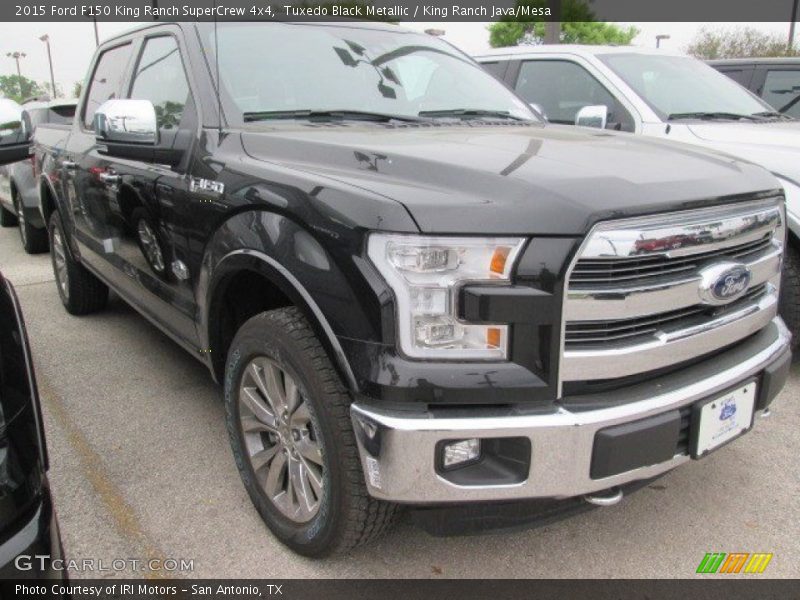 Tuxedo Black Metallic / King Ranch Java/Mesa 2015 Ford F150 King Ranch SuperCrew 4x4