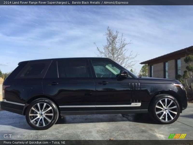 Barolo Black Metallic / Almond/Espresso 2014 Land Rover Range Rover Supercharged L