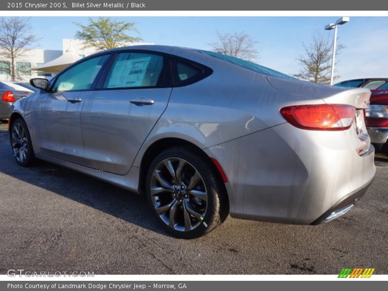 Billet Silver Metallic / Black 2015 Chrysler 200 S