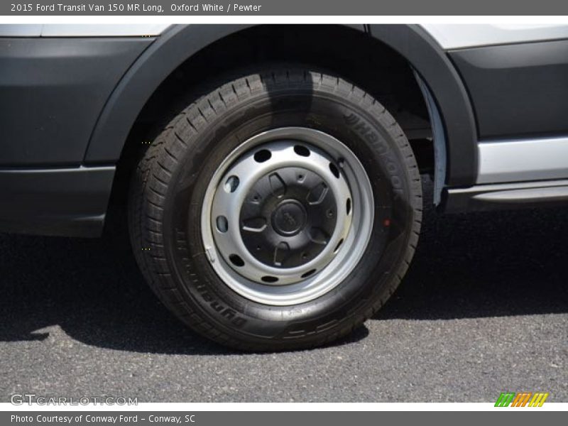 Oxford White / Pewter 2015 Ford Transit Van 150 MR Long