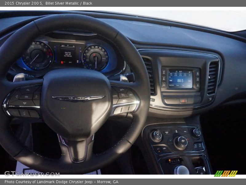 Billet Silver Metallic / Black 2015 Chrysler 200 S