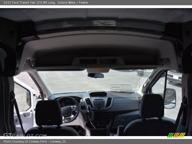 Oxford White / Pewter 2015 Ford Transit Van 150 MR Long