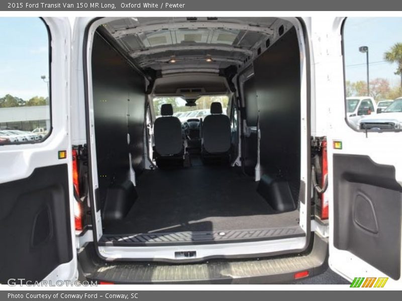 Oxford White / Pewter 2015 Ford Transit Van 150 MR Long