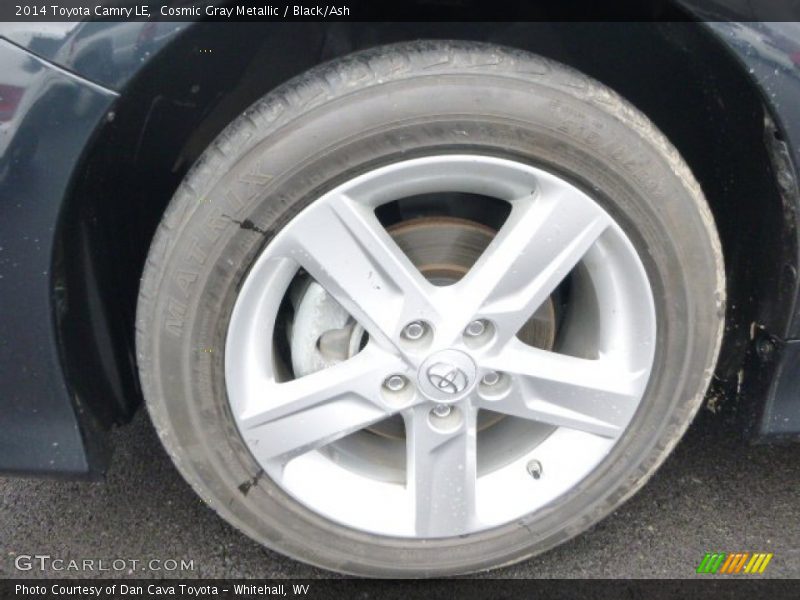 Cosmic Gray Metallic / Black/Ash 2014 Toyota Camry LE