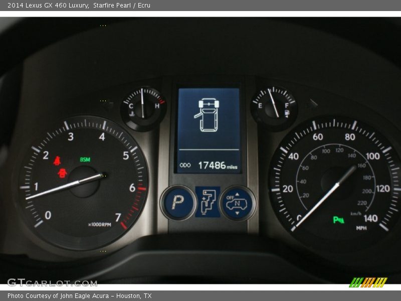  2014 GX 460 Luxury 460 Luxury Gauges