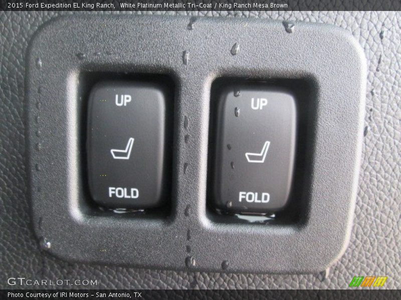 White Platinum Metallic Tri-Coat / King Ranch Mesa Brown 2015 Ford Expedition EL King Ranch