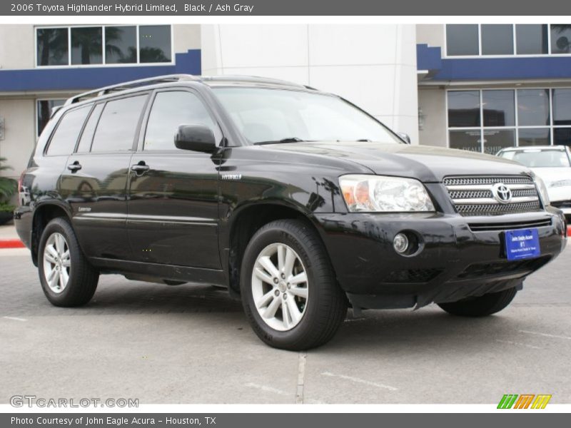 Black / Ash Gray 2006 Toyota Highlander Hybrid Limited