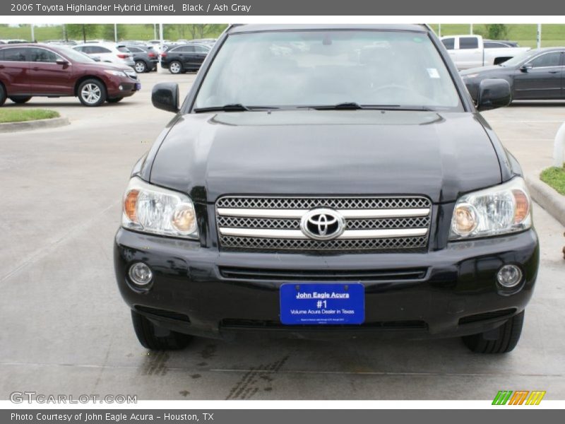 Black / Ash Gray 2006 Toyota Highlander Hybrid Limited