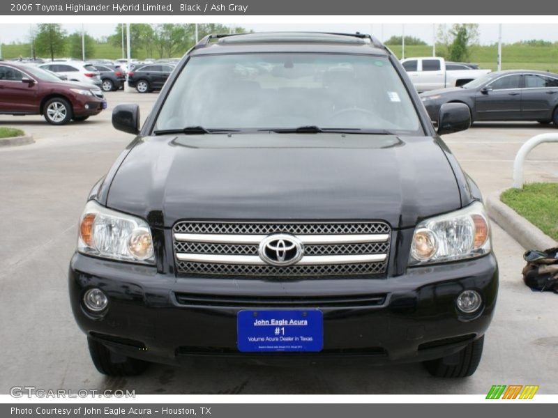 Black / Ash Gray 2006 Toyota Highlander Hybrid Limited
