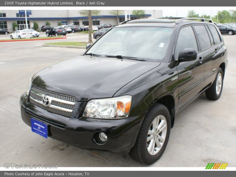 Black / Ash Gray 2006 Toyota Highlander Hybrid Limited